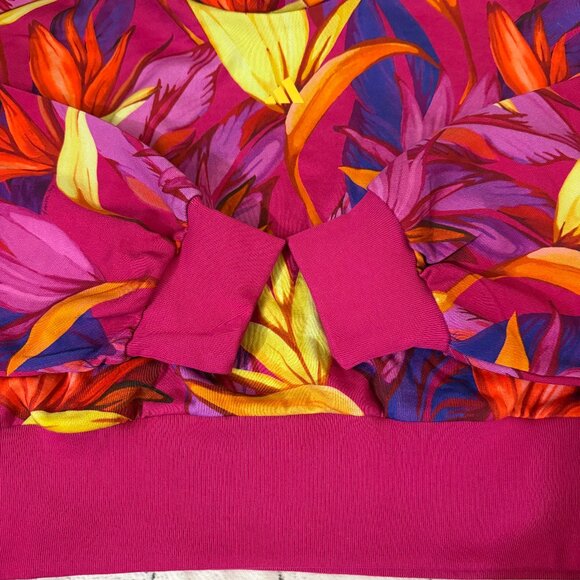 Adidas X Farm Rio Birds Of Paradise Cropped Hoodie 3X - Picture 8 of 11